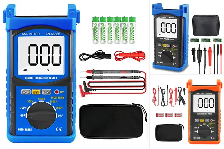 Detailed view of Best 200G Ohm Megohmmeter Insulation Resistance Buy