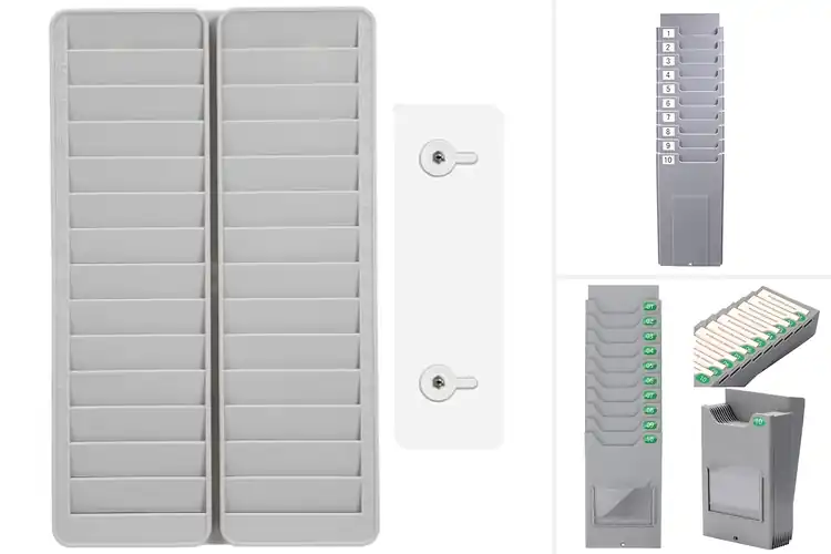 Detailed view of Best Attendance Card Racks: Keep Cards Neatly & Organized