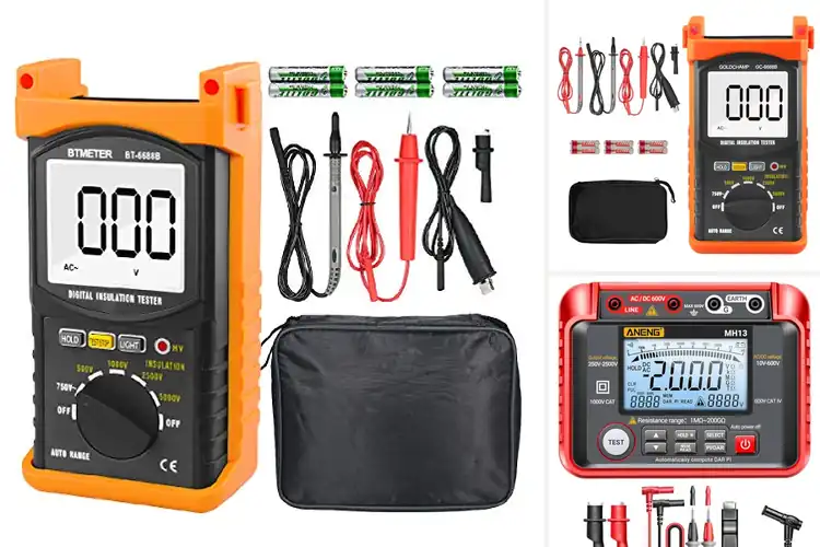 Detailed view of Best Auto Ranging Megohmmeter With Backlight Display