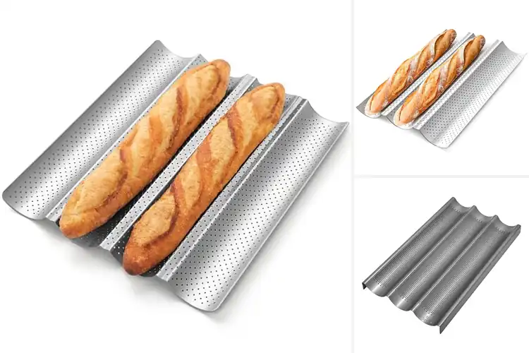 Detailed view of Best Baguette Baking Pans
