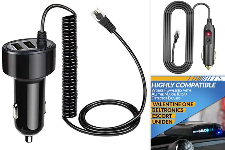 Detailed view of Best Beltronics Radar Detector Cables