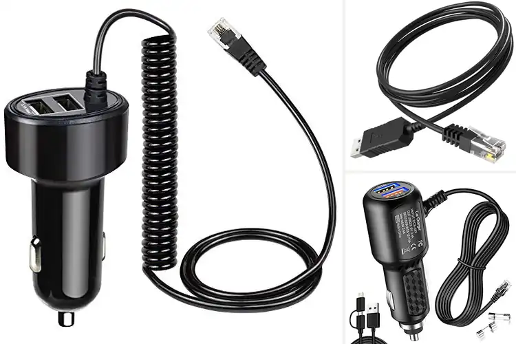 Detailed view of Best Beltronics Radar Detector Charging Cables