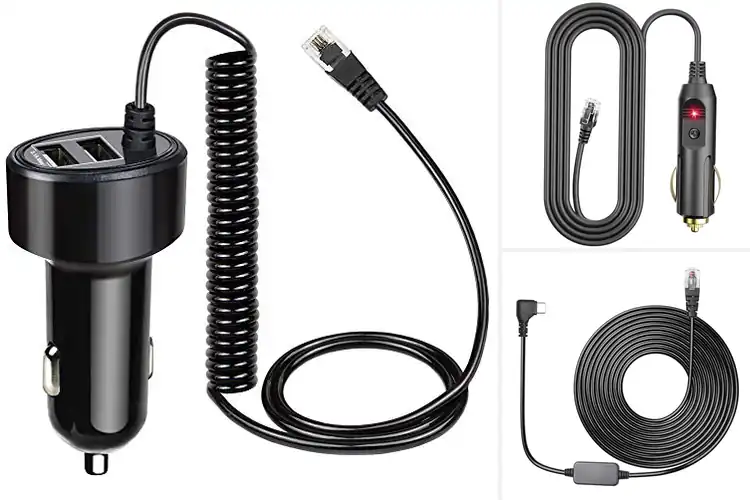 Detailed view of Best Beltronics Radar Detector Power Cables