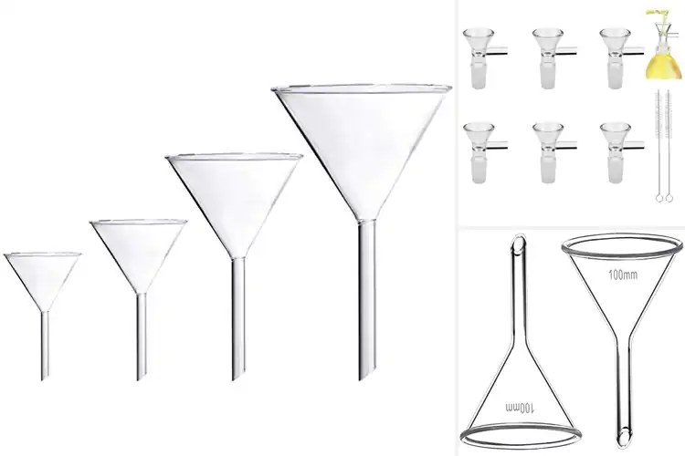 Detailed view of Best Borosilicate Glass Funnels