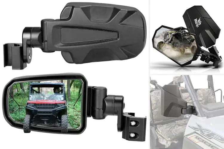 Detailed view of Best CNC Aluminum Mirror Brackets For Polaris Ranger