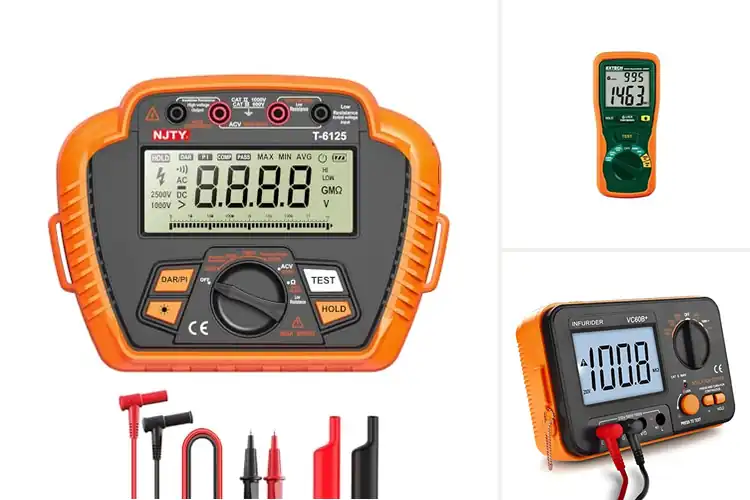 Detailed view of Best Data Hold Insulation Testers