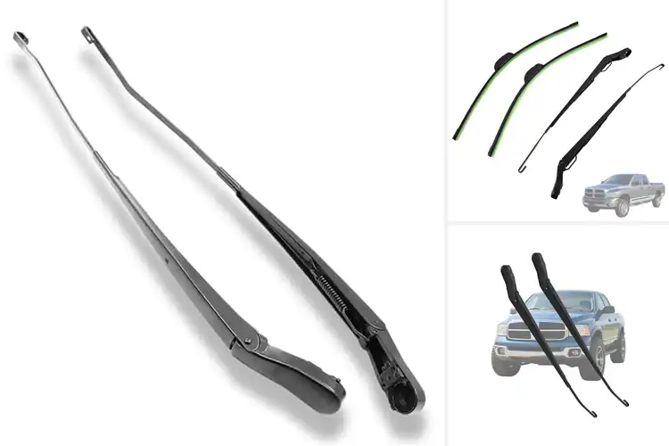 Detailed view of Best Dodge Ram Windshield Wiper Arm