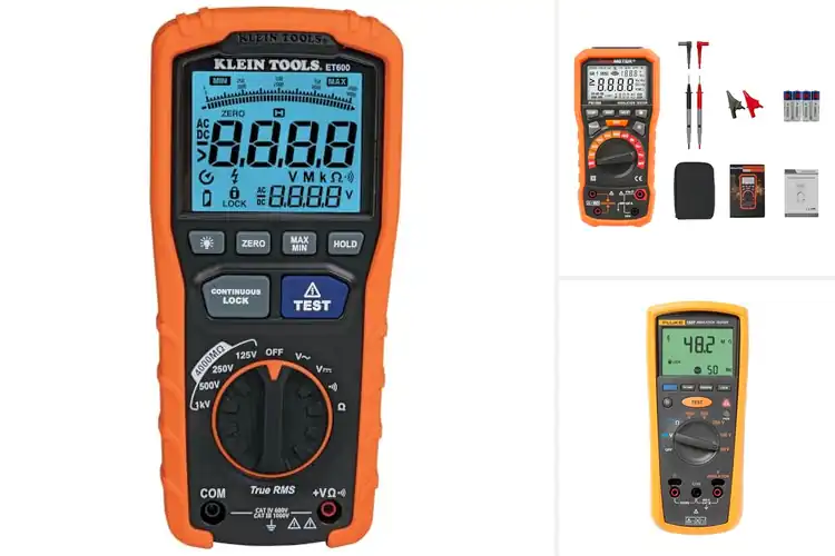 Detailed view of Best electrical equipment insulation testers