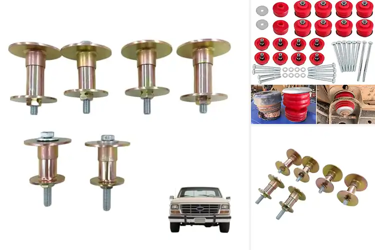 Detailed view of best Ford truck cab mount hardware kits
