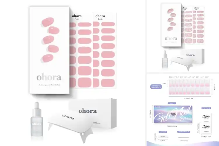 Detailed view of Best Gel Nail Strips Kit