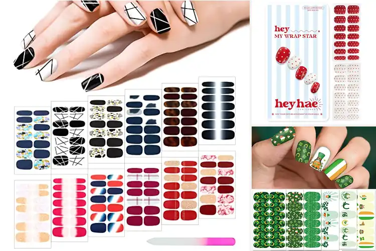 Detailed view of Best Holiday Themed Nail Strips