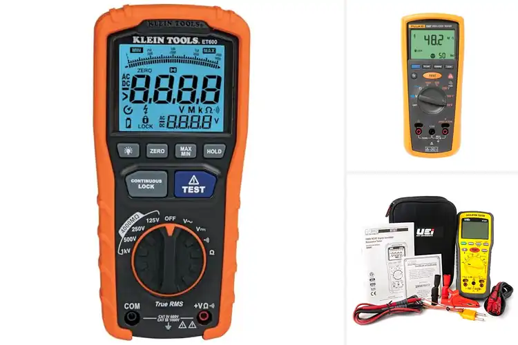 Detailed view of Best Insulation Resistance Testers