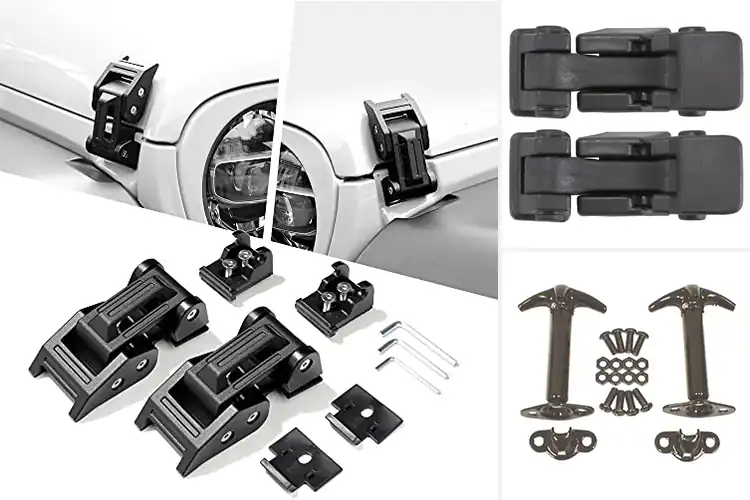 Detailed view of Best Jeep Hood Latches for a Strong, Steady Ride