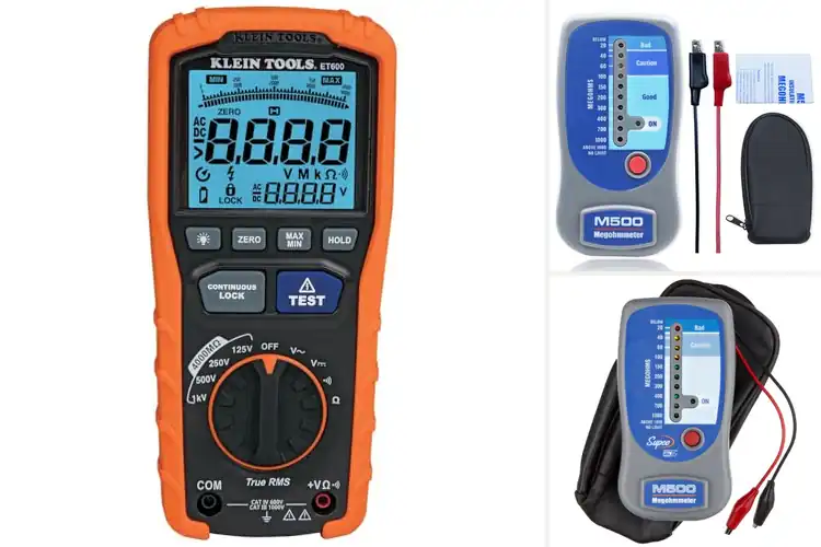 Detailed view of Best Megohmmeters For Insulation Testing