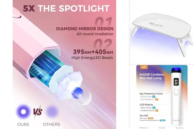 Detailed view of Best Mini LED Lamps for Gel Nails