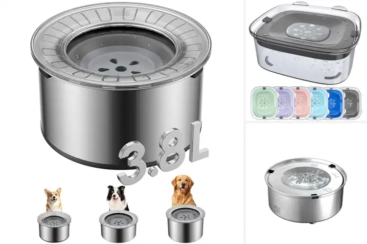 Detailed view of Best No Splash Dog Water Bowls