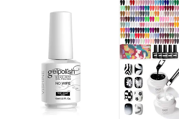Detailed view of Best No Wipe Gel Polishes