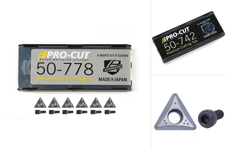 Detailed view of Best Pro-Cut Rotor Matching System Inserts