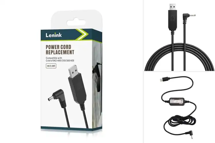 Detailed view of Best Radar Detectors Power Cables