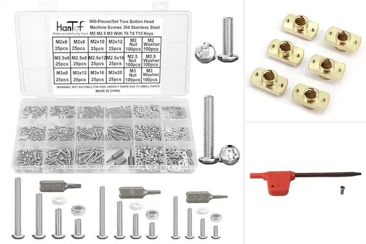 Detailed view of Best Retention Screws T8