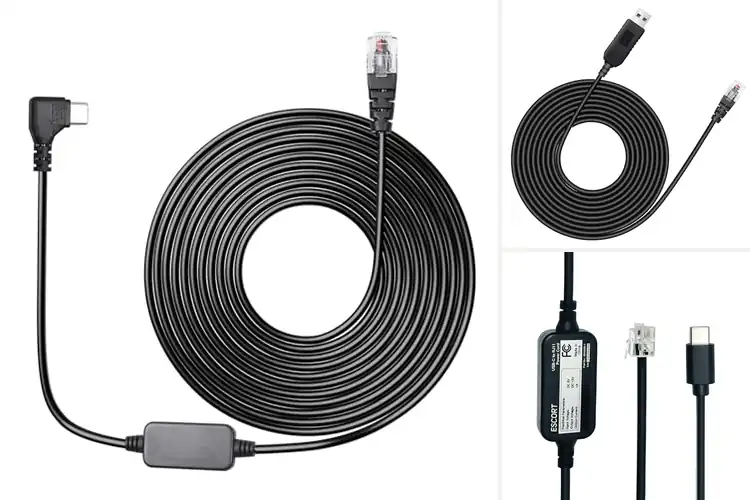 Detailed view of Best RJ11 Radar Detector Power Cables