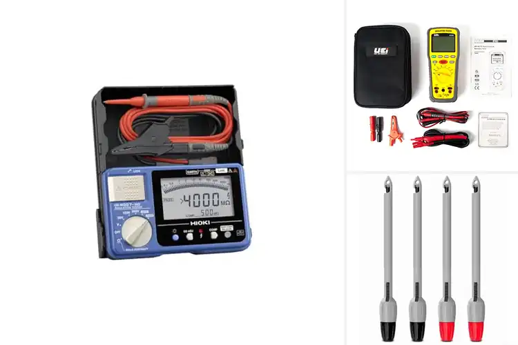 Detailed view of Best safety-rated insulation testers