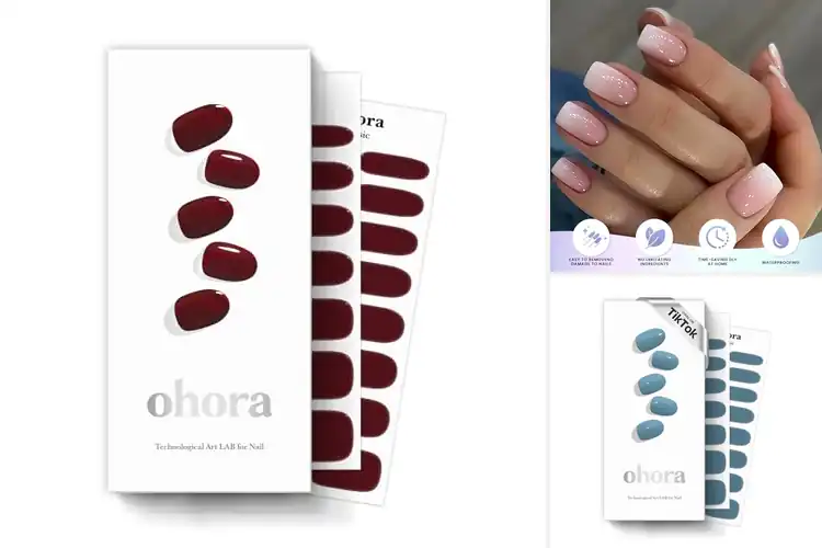 Detailed view of Best Semi Cured Gel Nail Strips