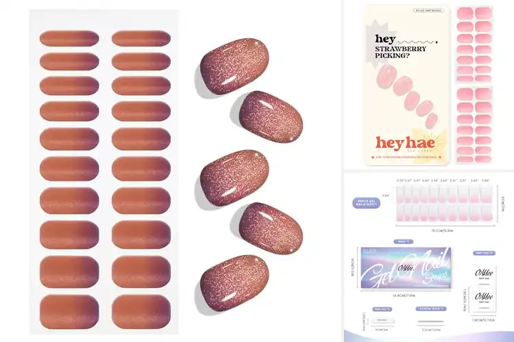 Detailed view of Best Semi-Cured Gel: Easy, Long-Lasting Nail Strips for You