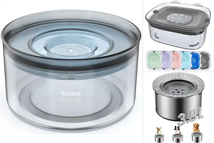Detailed view of Best Slow Drinking Dog Water Bowls For Messy Drinkers