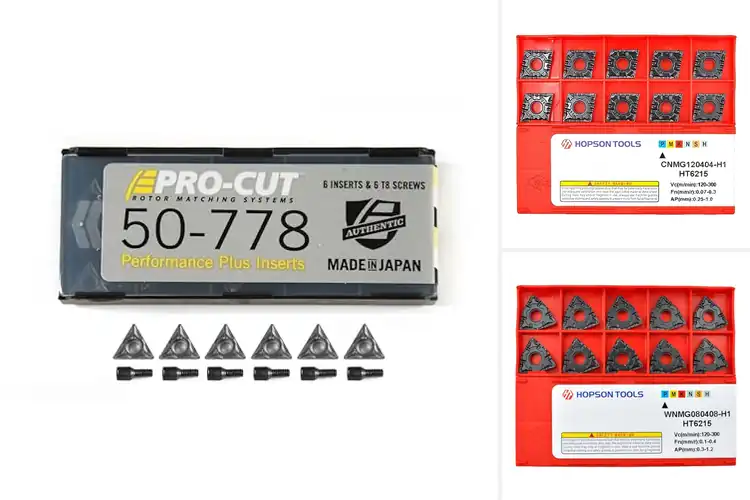 Detailed view of Best Surface Finish Carbide Insert With Chip Breaker